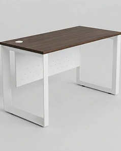 Staff Table 4ft with modesty panel & 25mm CW top – VERTEX SERIES