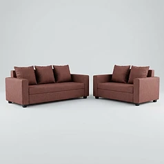 Napper Plus Sofa Set - (3+2) Reflection Rose Brown