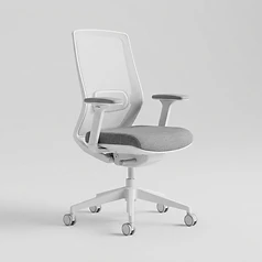 WAU 2 Office Chair (White/Grey)