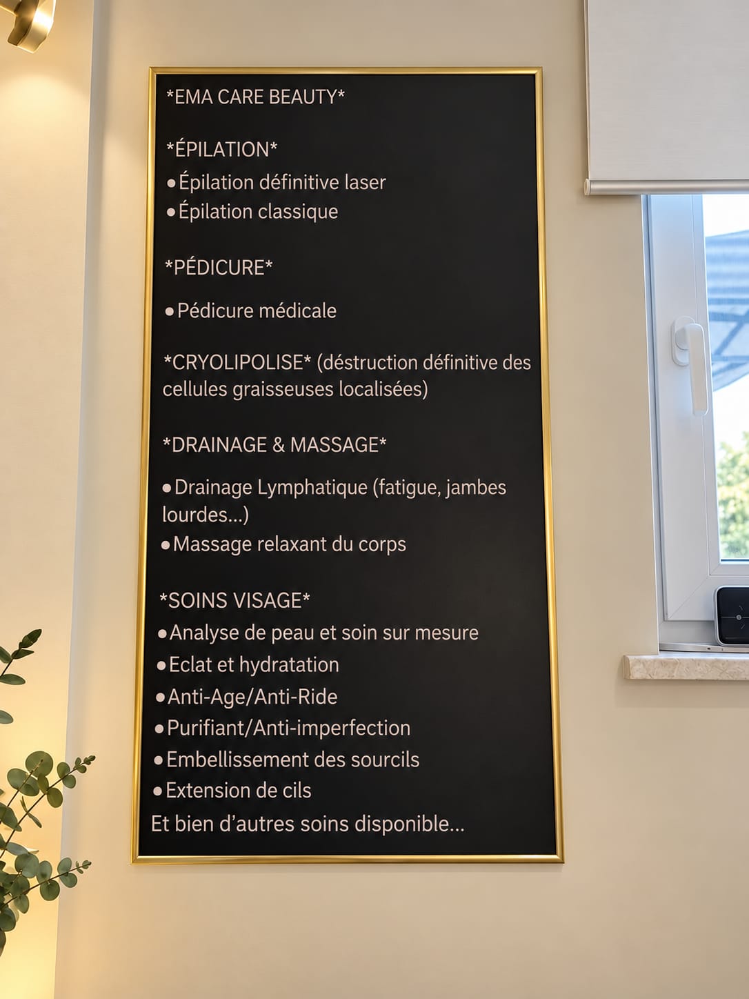 Nos soins