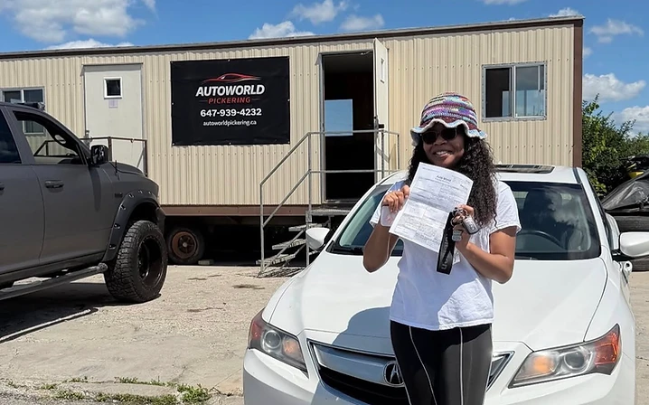 Customer with new Acura