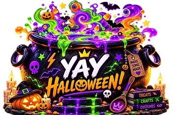YAY! Halloween cauldron