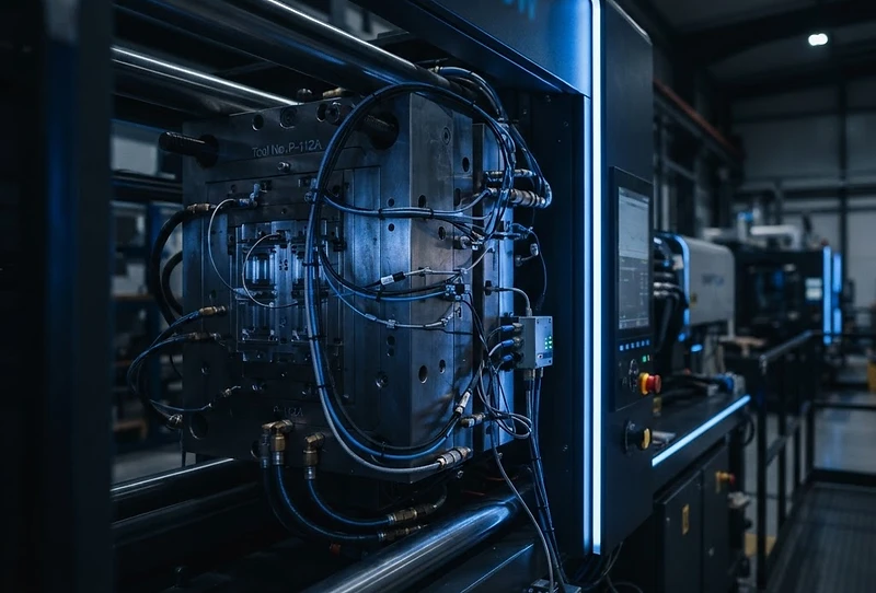 Connected production tooling and IIoT data in a manufacturing facility