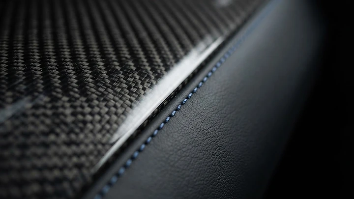 Freshly detailed car interior with deep-cleaned seats, carpets and trim