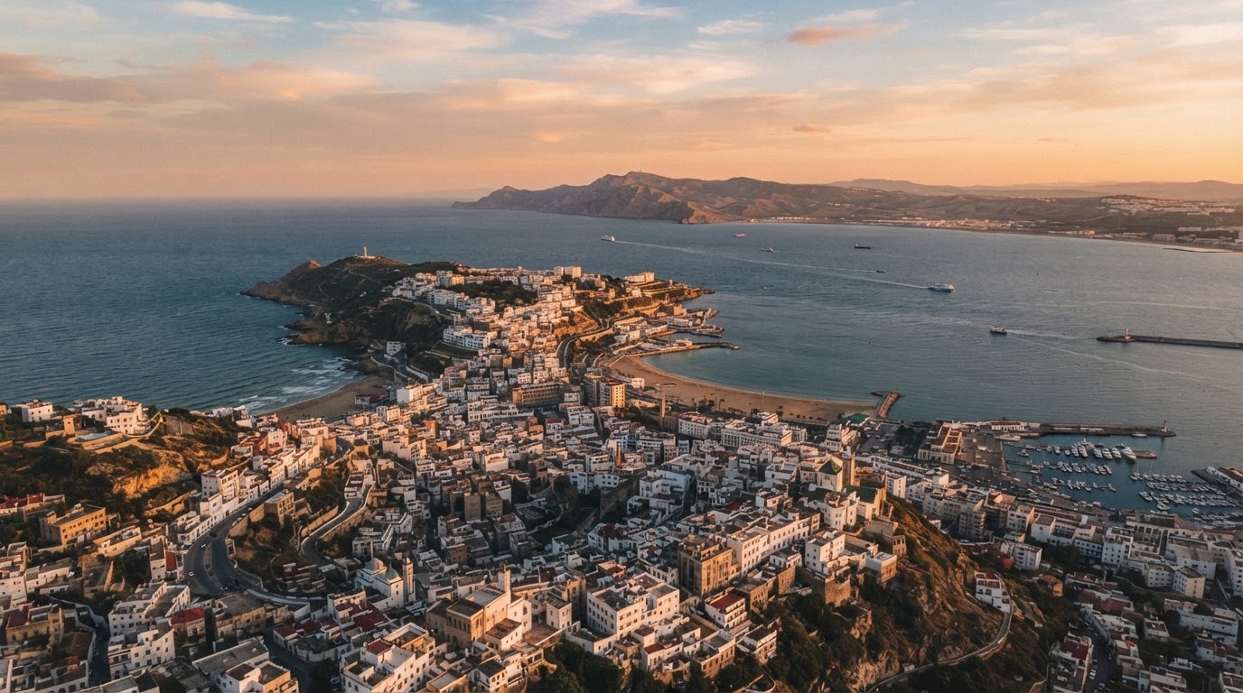 Tangier coastline