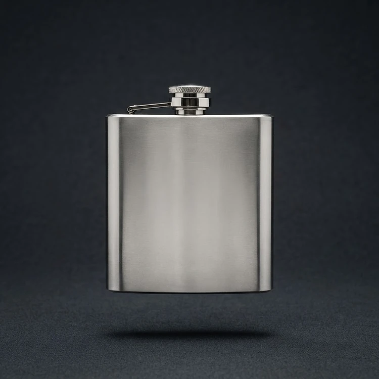 Custom Laser-Engraved Flask