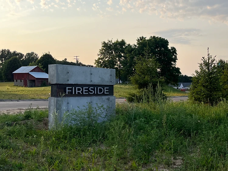 Fireside community entrance