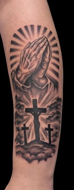 Custom black and grey tattoo by Ashlar Tattoo Company, Madison Indiana