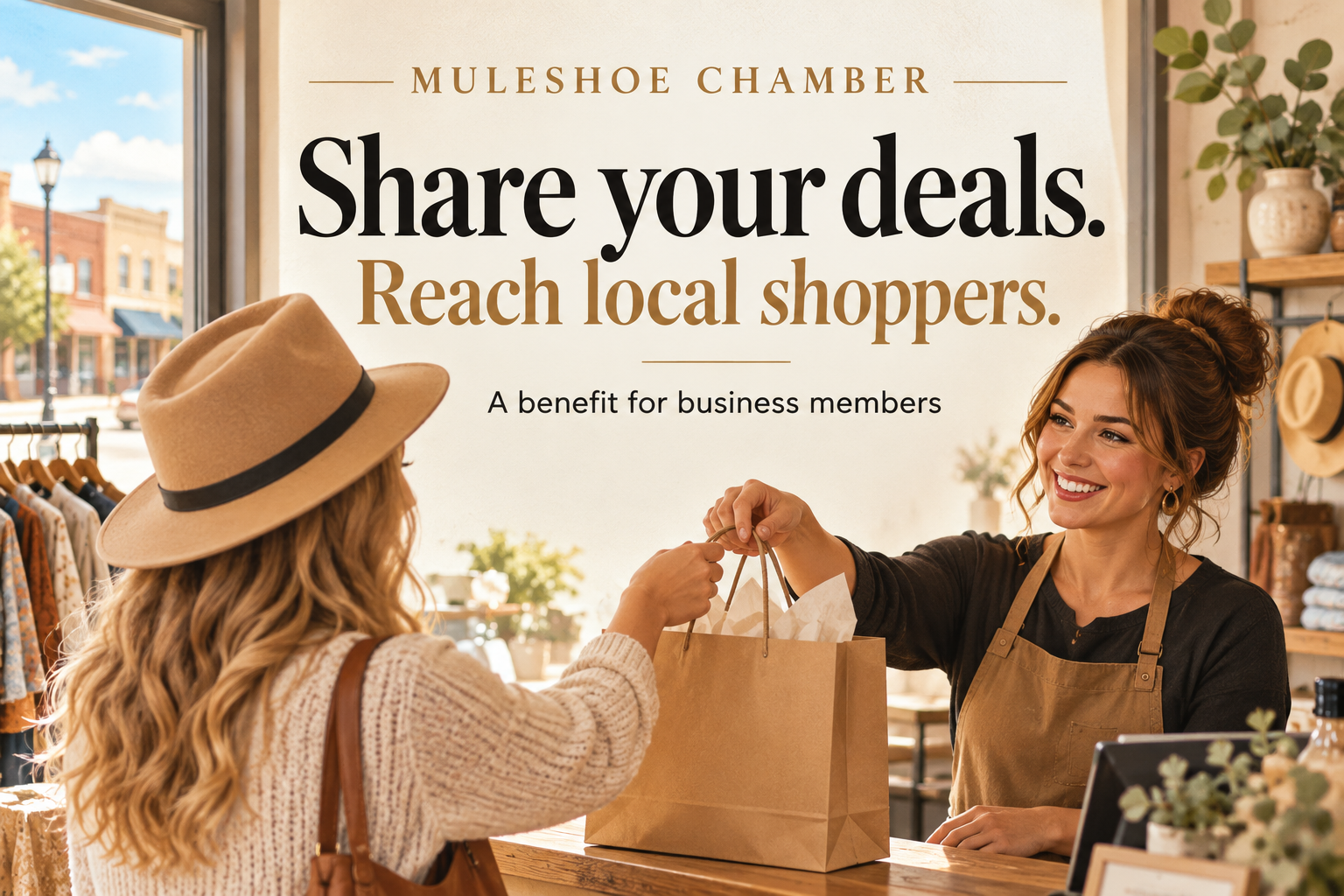 Share your deals with Muleshoe