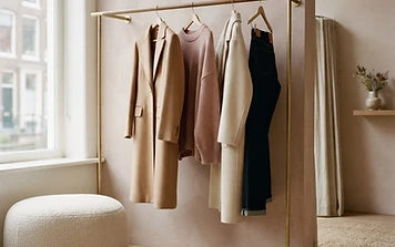 Roupa, tamanho, cor, escolher, vestir e cuidar