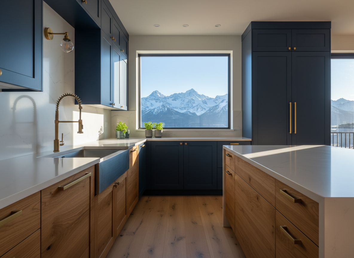 The result of a Clean pass — a pristine short-term rental ready for guests