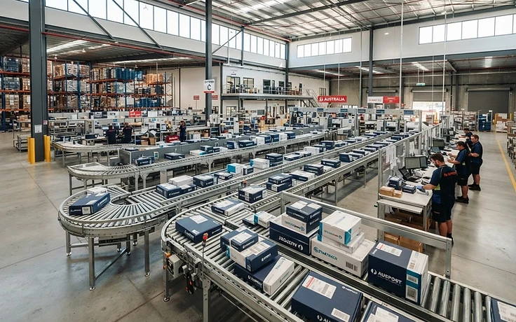 Aussie Wide Couriers distribution hub