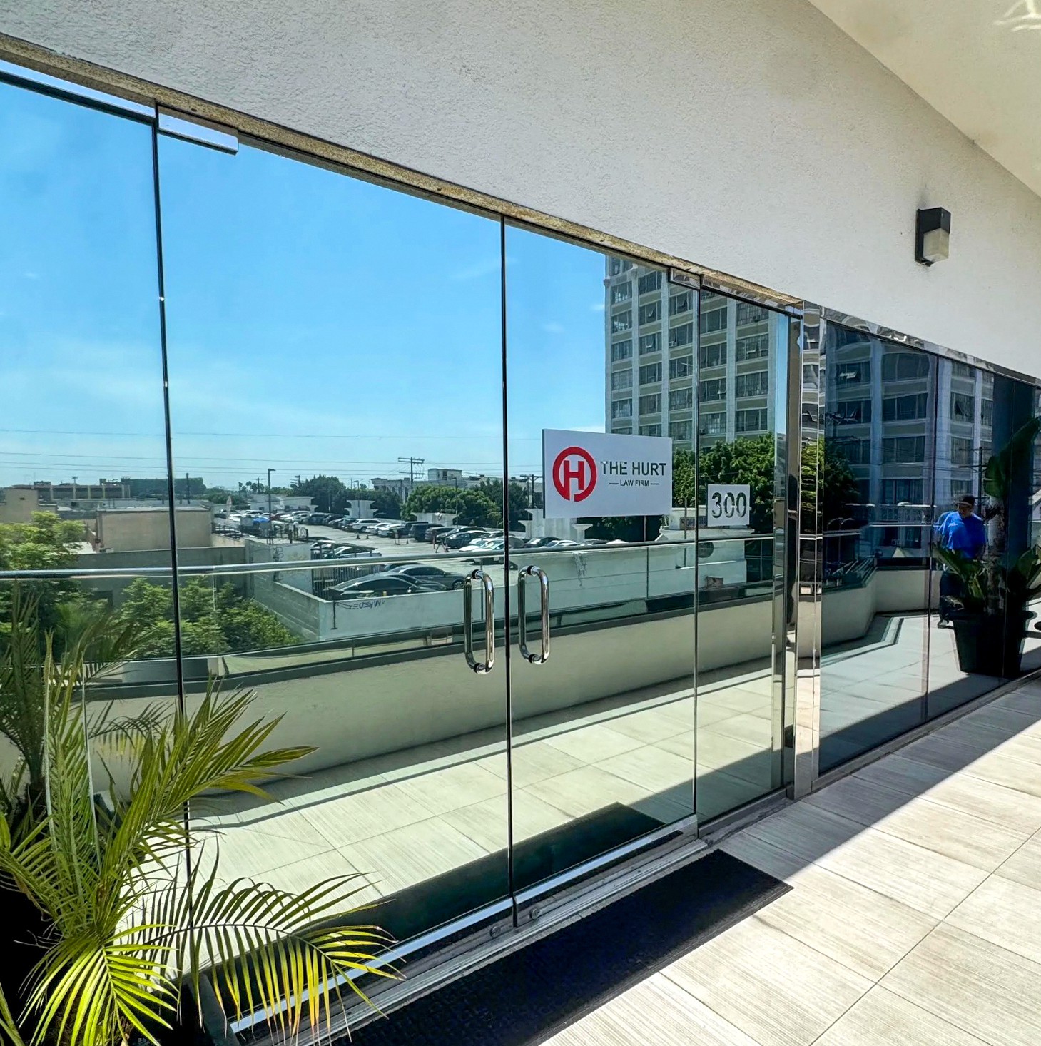 The Hurt Law Firm office entrance