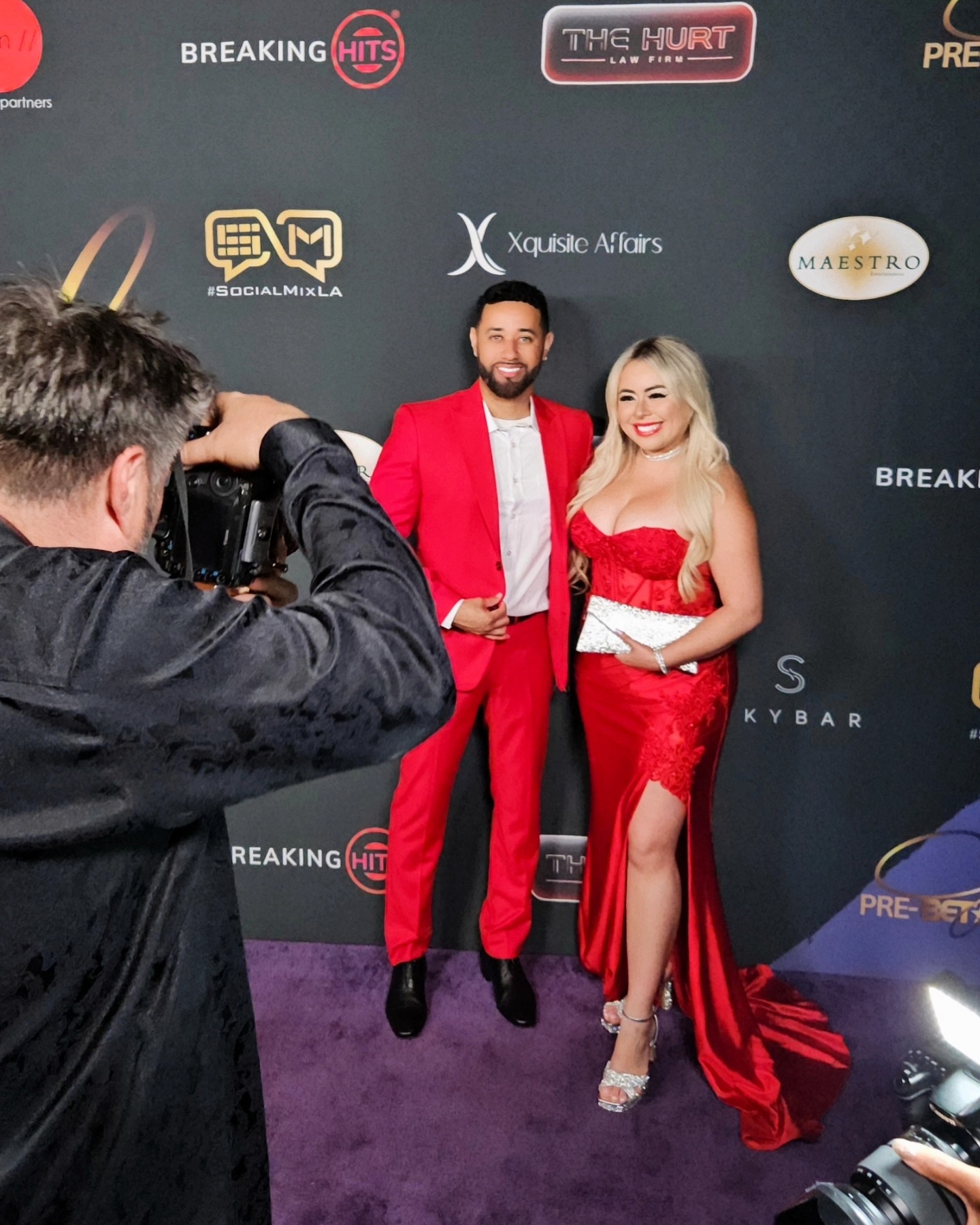 The Hurt Law Firm at red carpet event