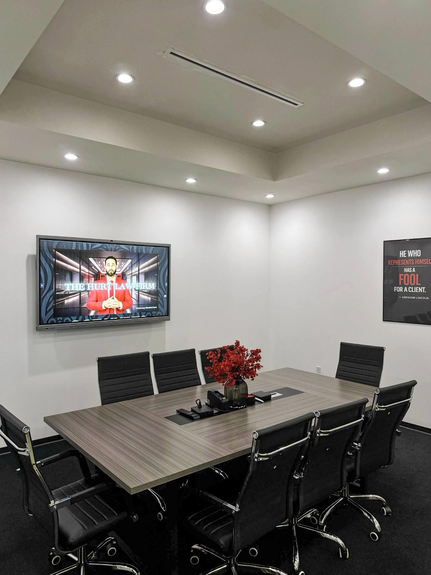 The Hurt Law Firm conference room