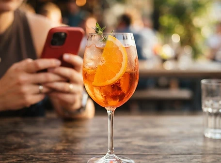 Bicchiere di aperitivo