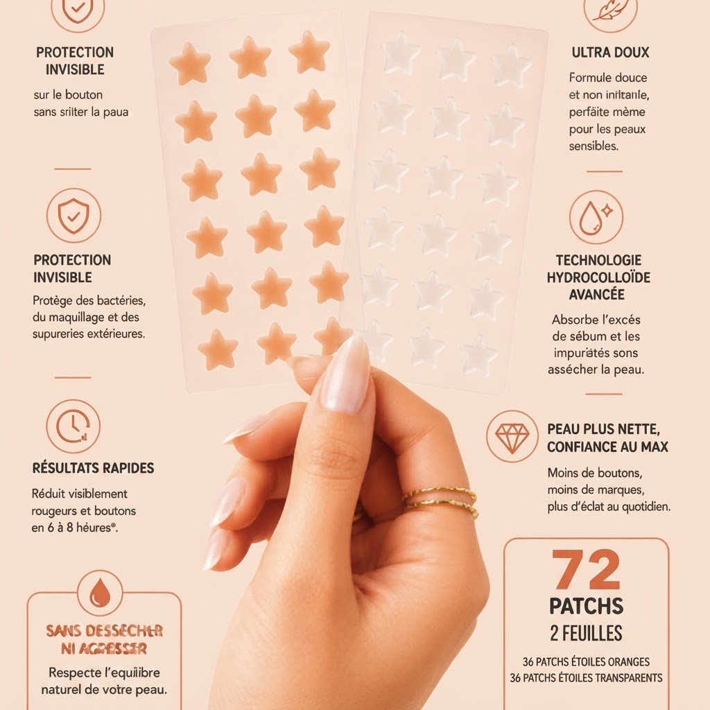 Patchs hydrocolloïdes Tya Beauty