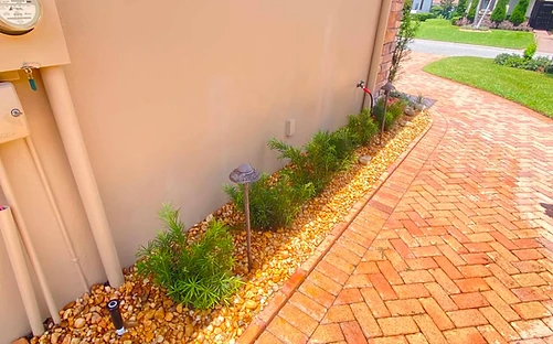 Hardscaping — River Stone & Pavers
