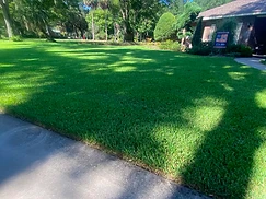 Brick Home — Fresh Mulch