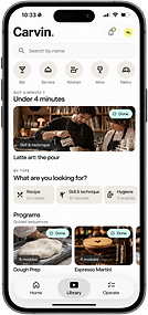 Carvin® Library — Latte art: the pour, Dough Prep, Espresso Martini
