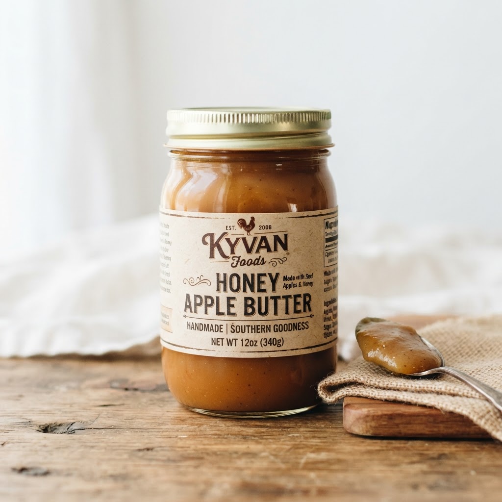 KYVAN Honey Apple Butter, 18.5 oz