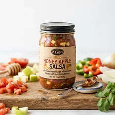 KYVAN Mild Honey Apple Salsa, 16.3 oz