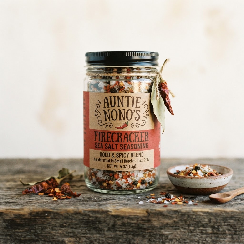 Auntie Nono's Firecracker Sea Salt Seasoning