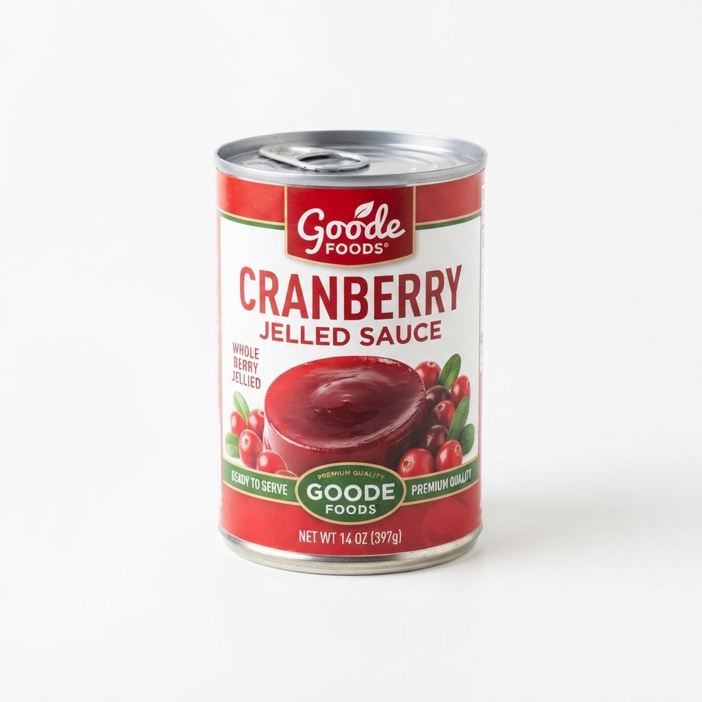Goode Foods Cranberry Jellied Sauce - 14oz