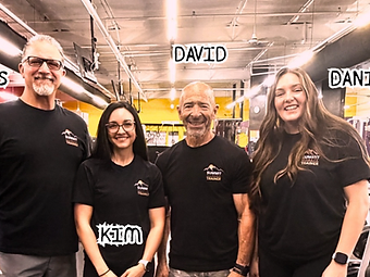 The Summit Fitness personal training team: Chris, Kim, David and Danika