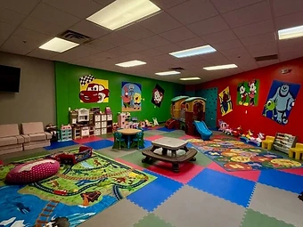 Kids room with games and toys