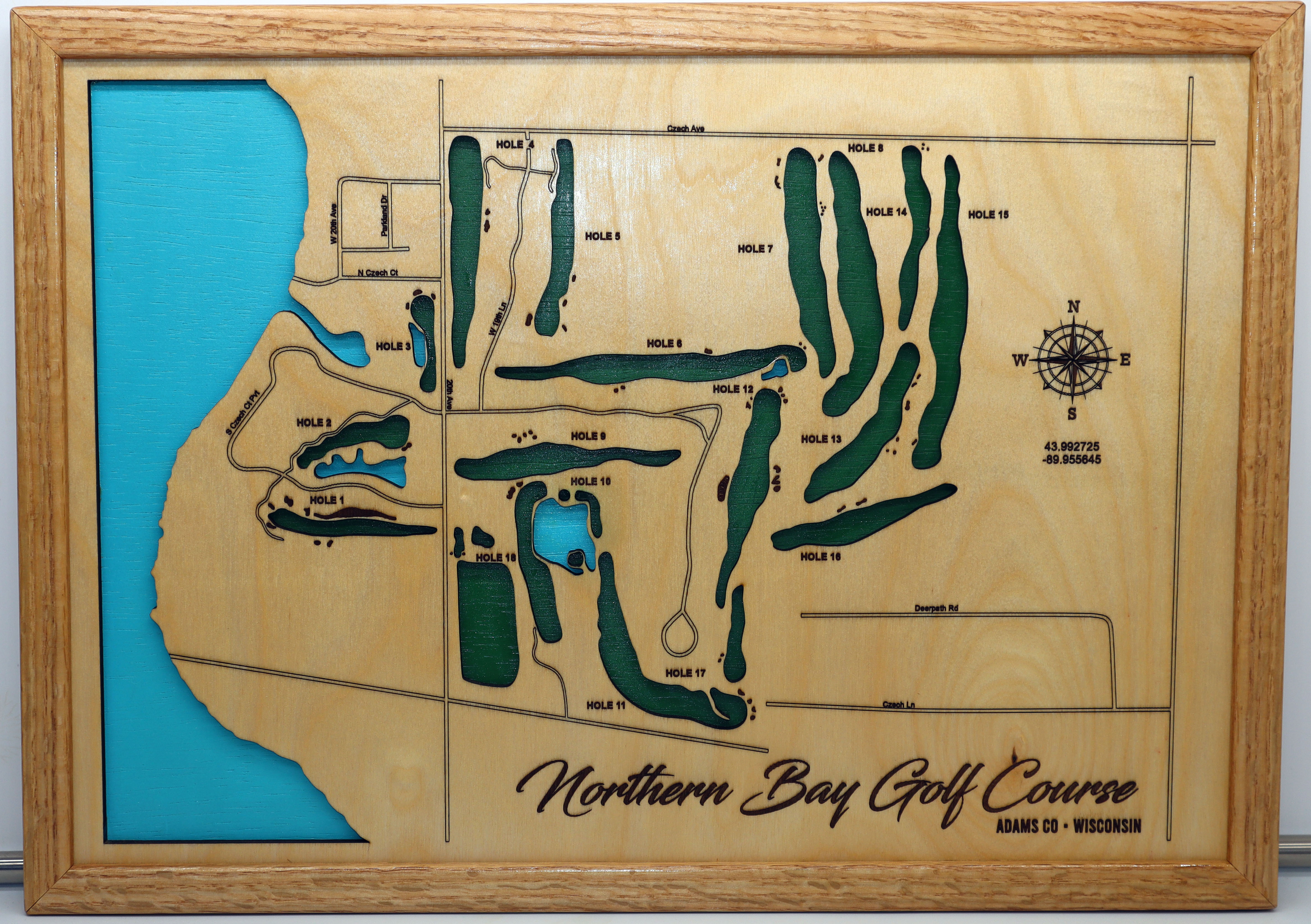 Don't See Your Lake? Custom Laser Engraved Lake Map