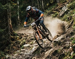 Downhill mountain biking