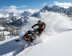High-risk snowmobiling