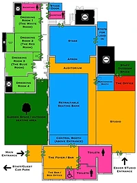 Bird's eye floor plan