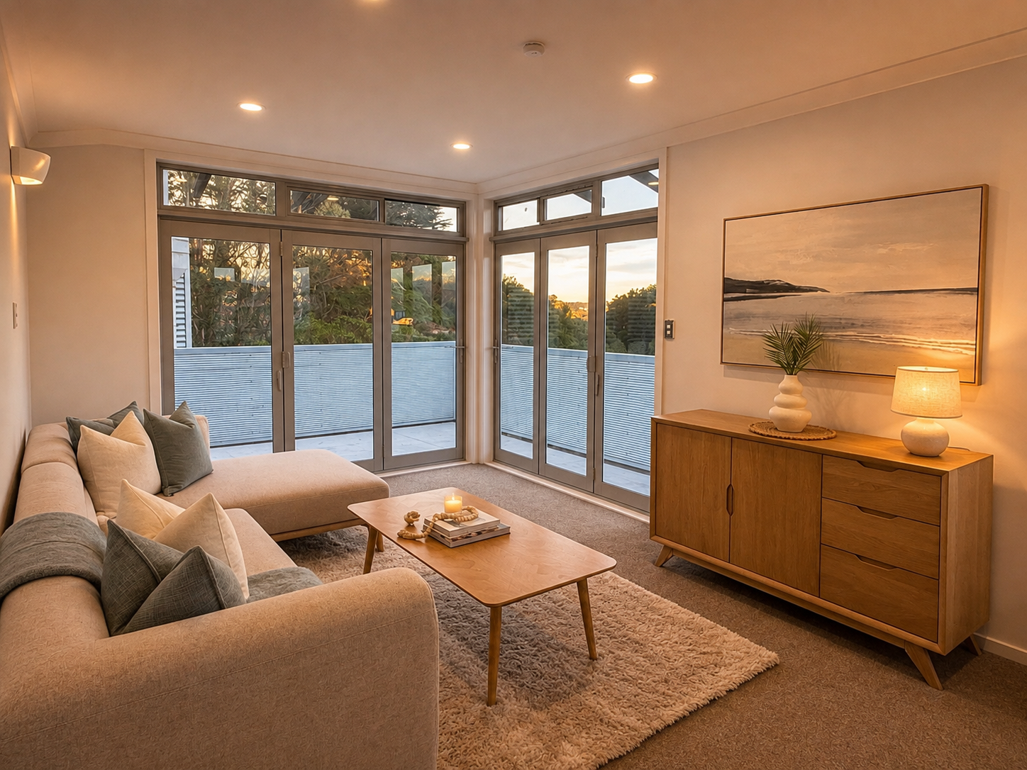 Living Room — Sunset Views