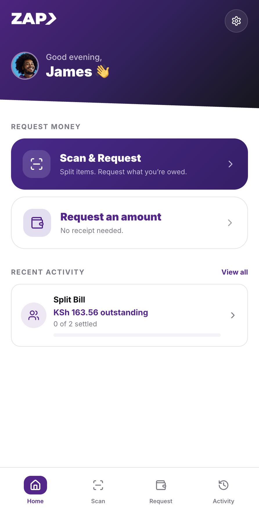 Scan & request