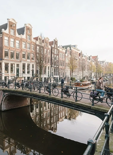 Architectural landmark representing study in Netherlands