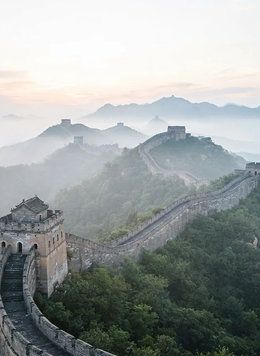 Architectural landmark representing study in China