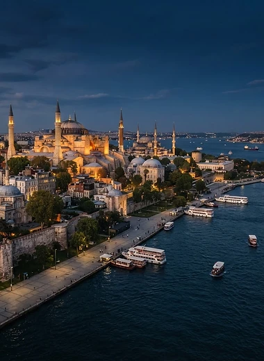 Architectural landmark representing study in Turkey