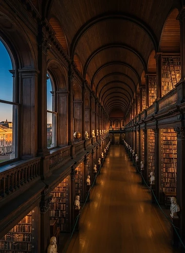 Architectural landmark representing study in Ireland