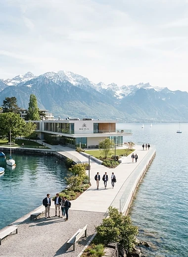 Architectural landmark representing study in Switzerland
