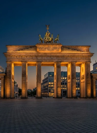 Architectural landmark representing study in Germany