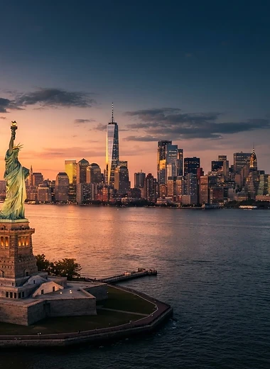Architectural landmark representing study in United States