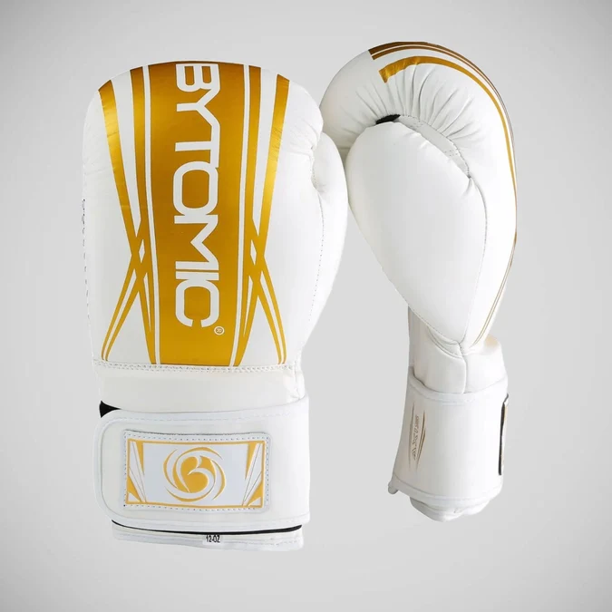 Luvas Bytomic Axis V2 Branco e Dourado