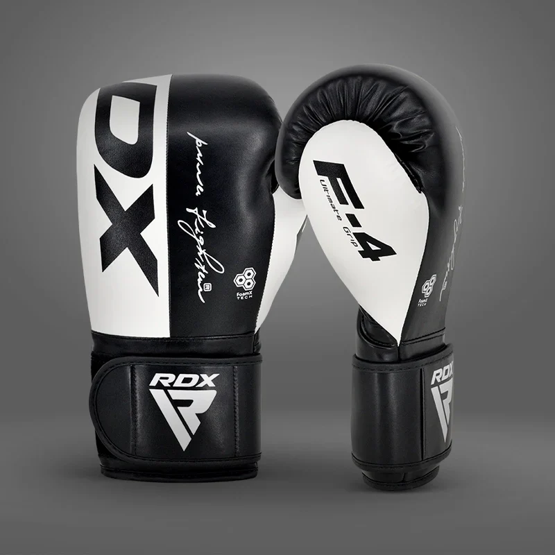 Luvas de Boxe RDX F4 Preto e Branco