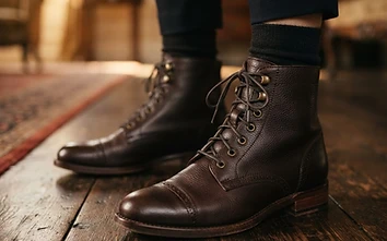 Article photos pieds chaussures et talons : L'élégance des bottines à lacets : le secret des pieds sculptés | Pieds d'Or