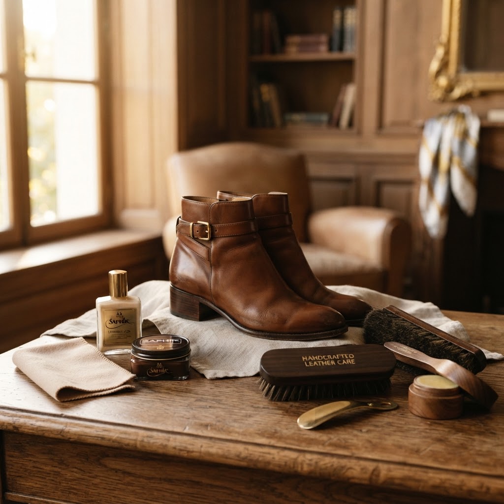 Kit de soin pour chaussures en cuir de luxe