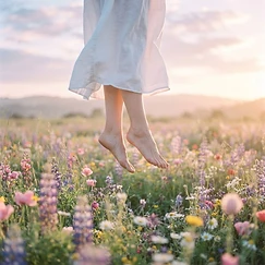 Photos pieds pieds artistiques : Songe floral par Yvana Créa | Pieds d'Or