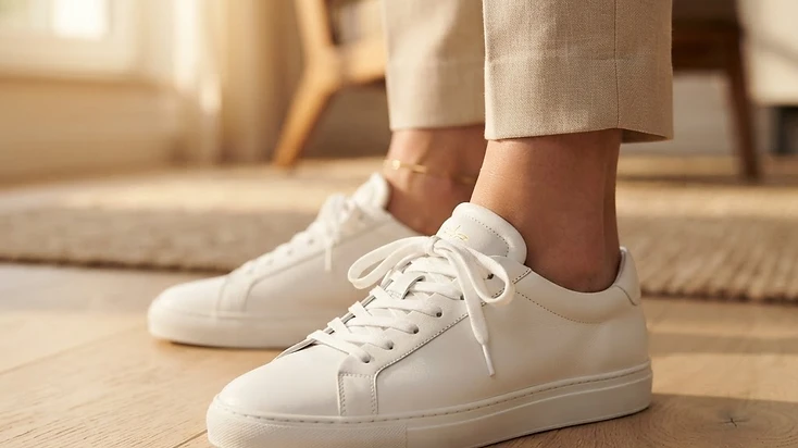 Article photos pieds chaussures et talons : L'esthétique des pieds en baskets : le nouveau chic urbain | Pieds d'Or