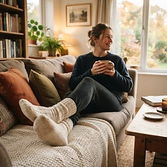 Photos pieds chaussettes : Laine & thé par Sofia Chaussettes | Pieds d'Or